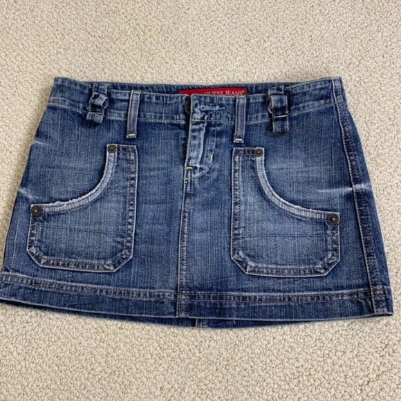 Guess Jean Skirt Size 26 - Picture 2 of 2